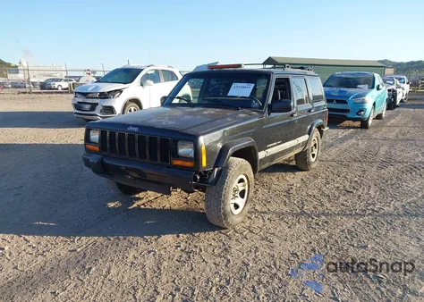 2000 Jeep Cherokee Sport z USA, uszkodzony, nr VIN 1J4FF48S1YL255685